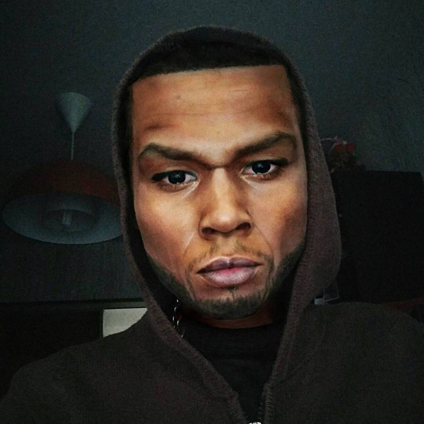 Siberian student turns into 50 Cent, Avatar, Jackson, and anyone else