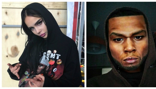 Siberian student turns into 50 Cent, Avatar, Jackson, and anyone else Siberian student turns into 50 Cent, Avatar, Jackson, and anyone else