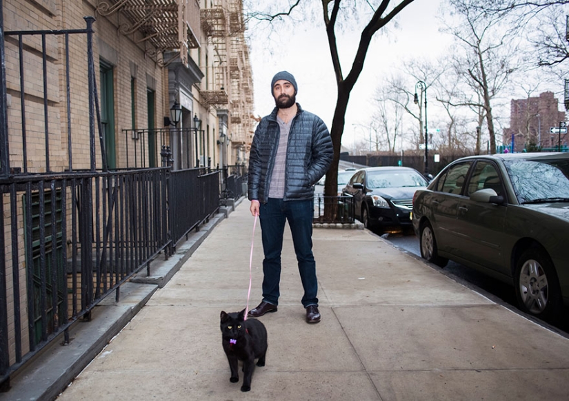 Single men and their cats Single men and their cats