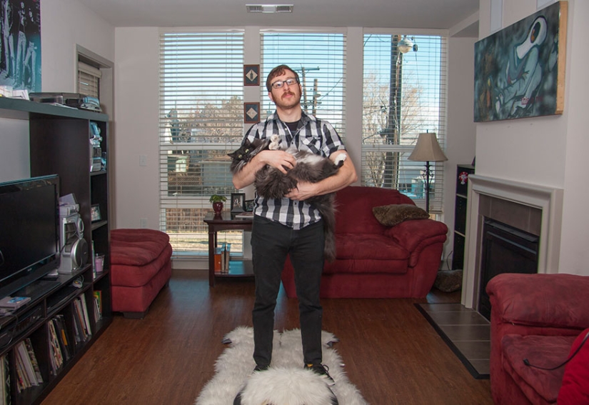 Single men and their cats Single men and their cats