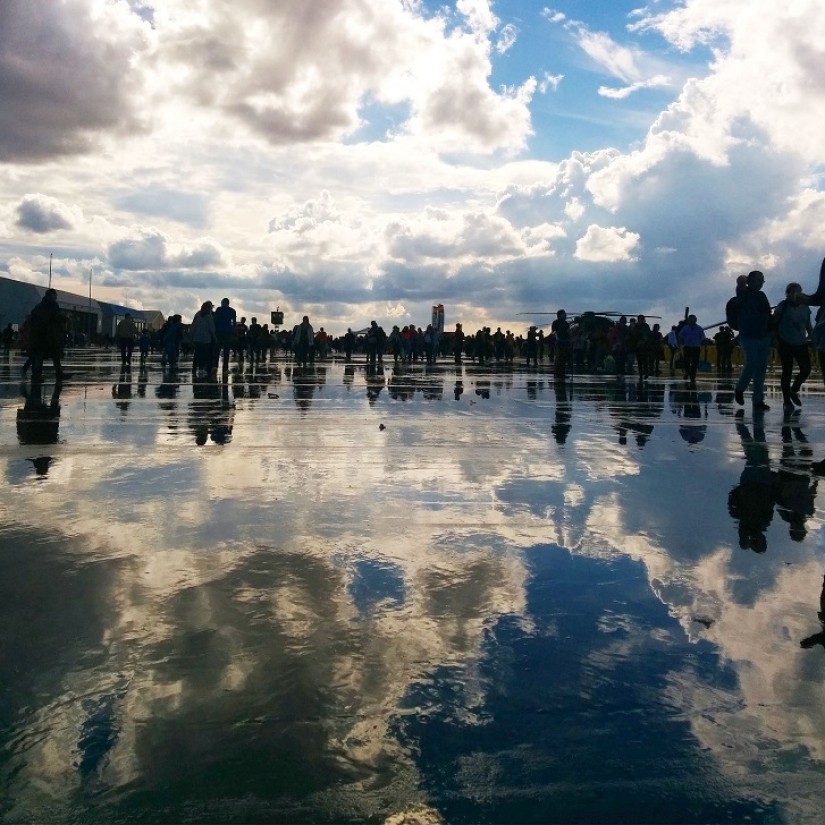 Sit in a puddle: a world of amazing reflections