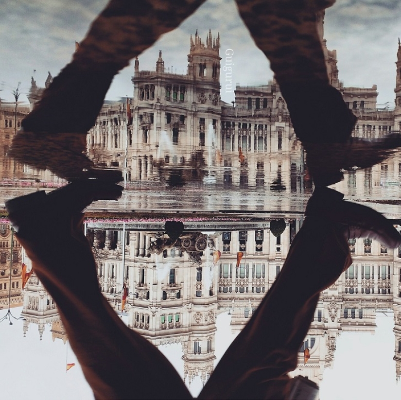 Sit in a puddle: a world of amazing reflections
