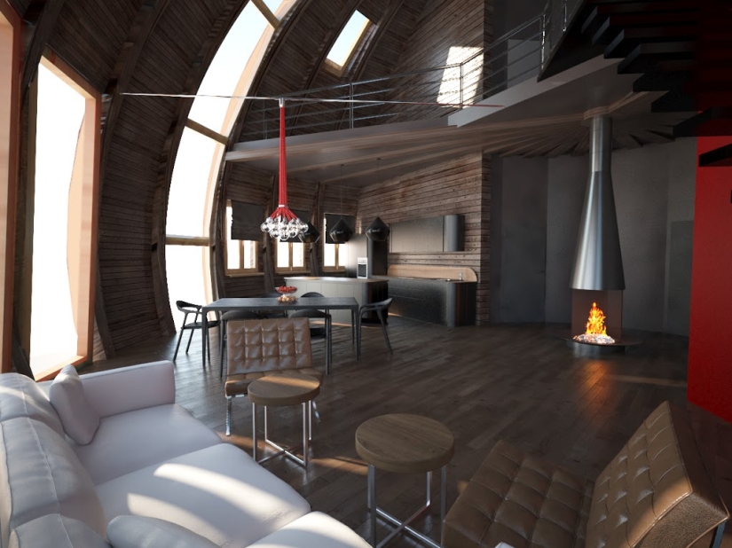 Skydome: casas abovedadas de Rusia