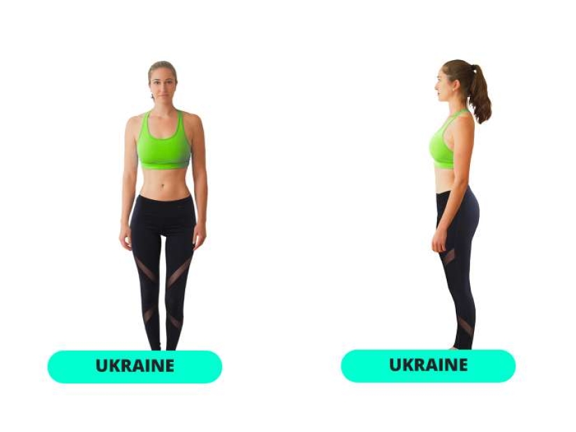 Slim waist and flat stomach: what the perfect female figure looks like in 15 different countries