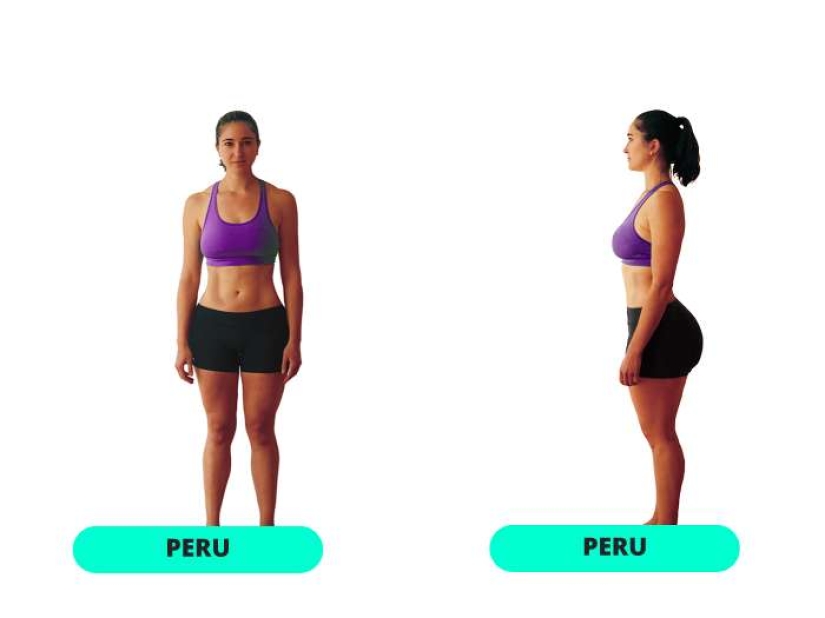Slim waist and flat stomach: what the perfect female figure looks like in 15 different countries