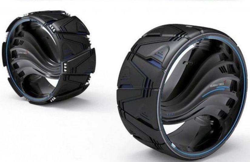 "Smart" wheels that adapt to the road and the weather "Smart" wheels that adapt to the road and the weather