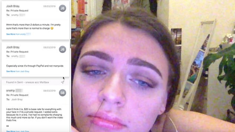 Sneezed on decency: the girl sells fetishists videos on which ... sexually sneezes Sneezed on decency: the girl sells fetishists videos on which ... sexually sneezes