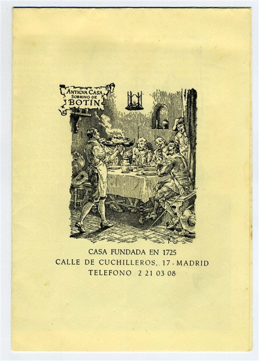 Sobrino de Botín: el restaurante más antiguo de Europa que amaba Hemingway y donde Goya trabajó a tiempo parcial en su juventud
