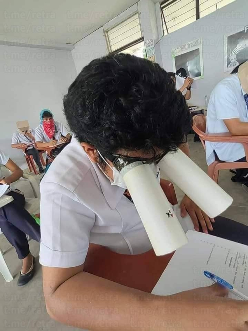 "Sombreros contra las trampas" Los estudiantes filipinos han conquistado Internet