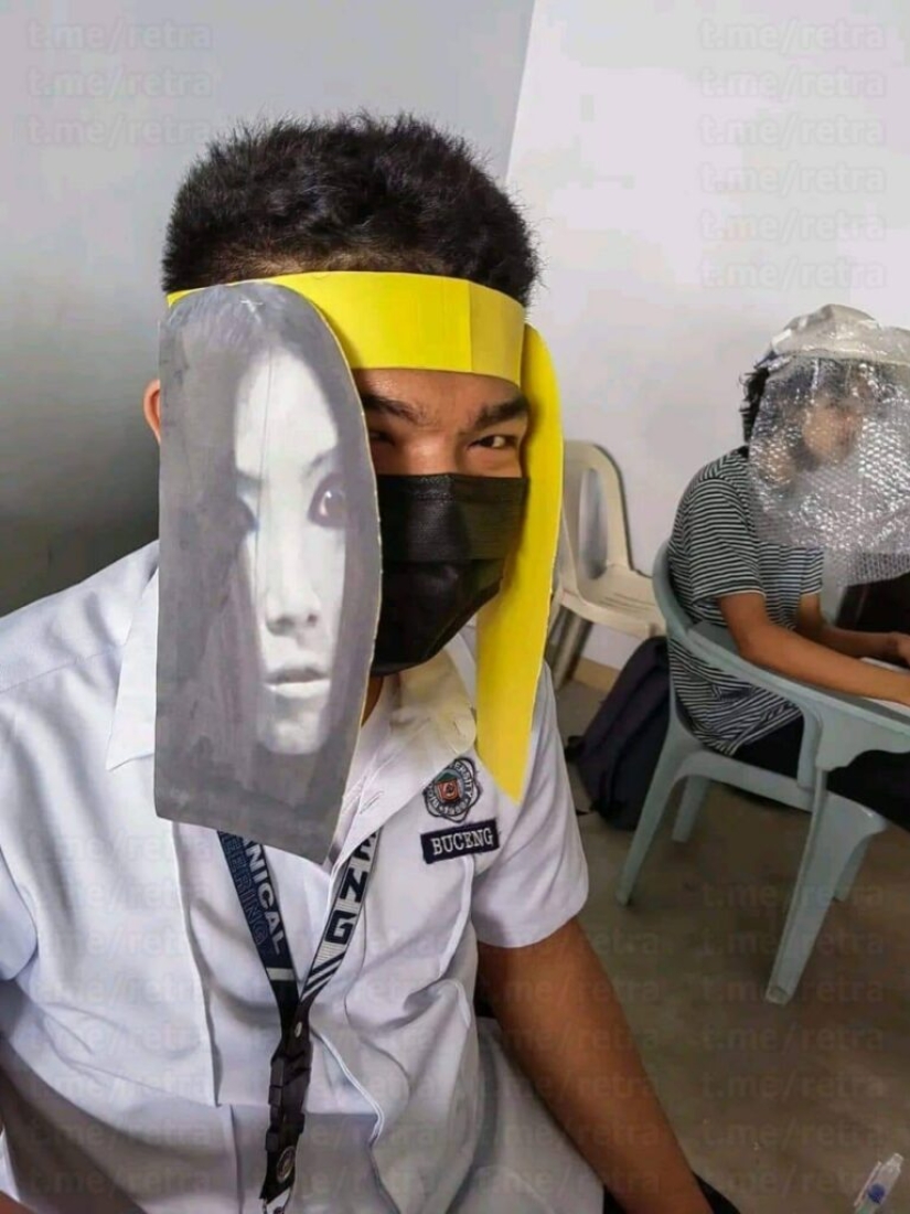 "Sombreros contra las trampas" Los estudiantes filipinos han conquistado Internet