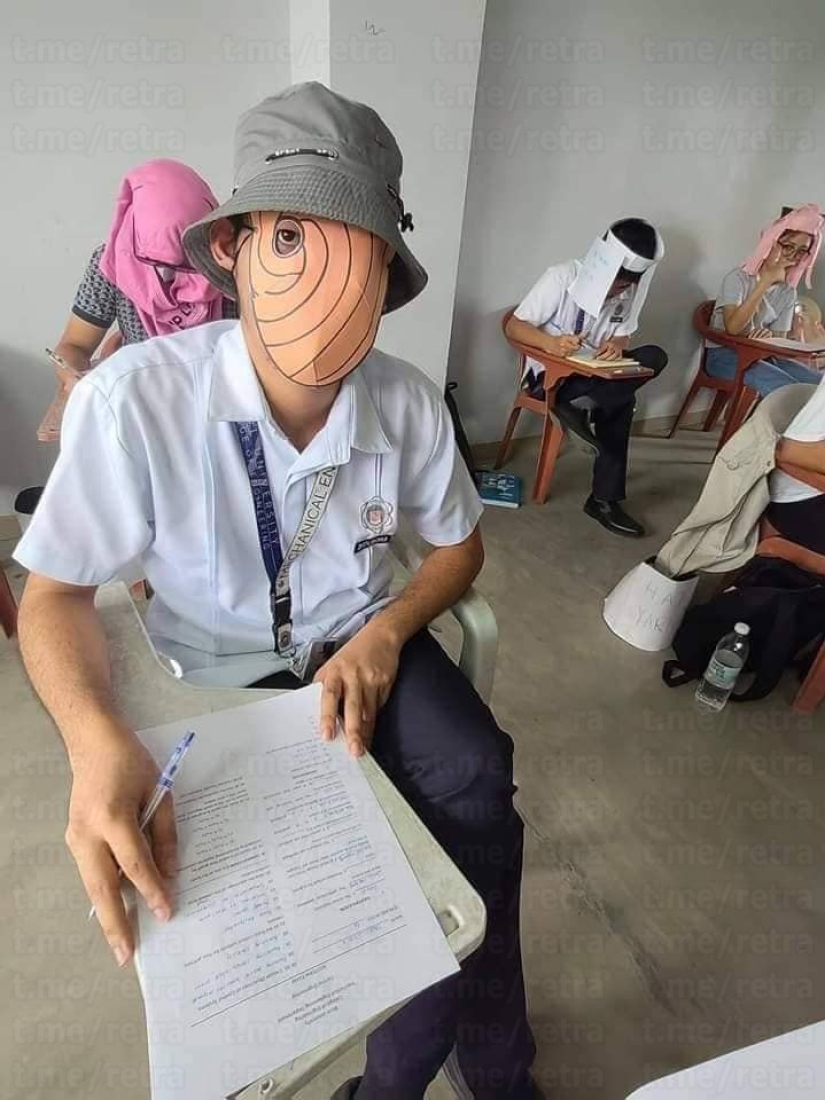 "Sombreros contra las trampas" Los estudiantes filipinos han conquistado Internet