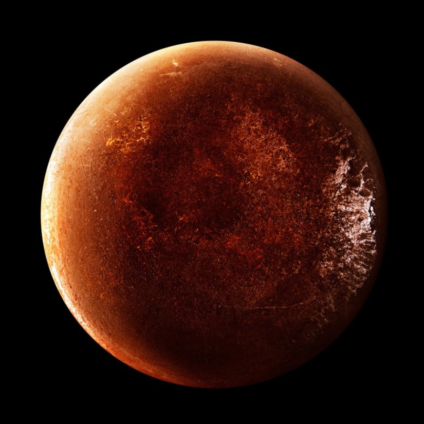 "Space pictures" of the bottoms of old pots and pans from photographer Christopher Jonassen "Space pictures" of the bottoms of old pots and pans from photographer Christopher Jonassen