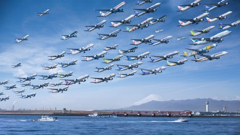 Stunning images of air traffic from different airports around the world Stunning images of air traffic from different airports around the world