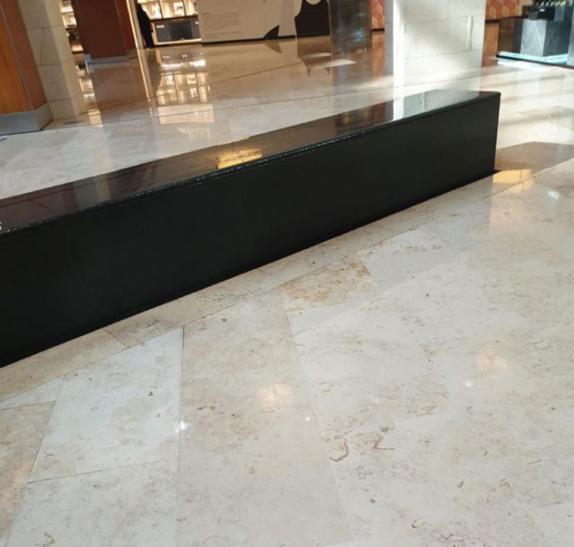 Stupid design decisions in public places