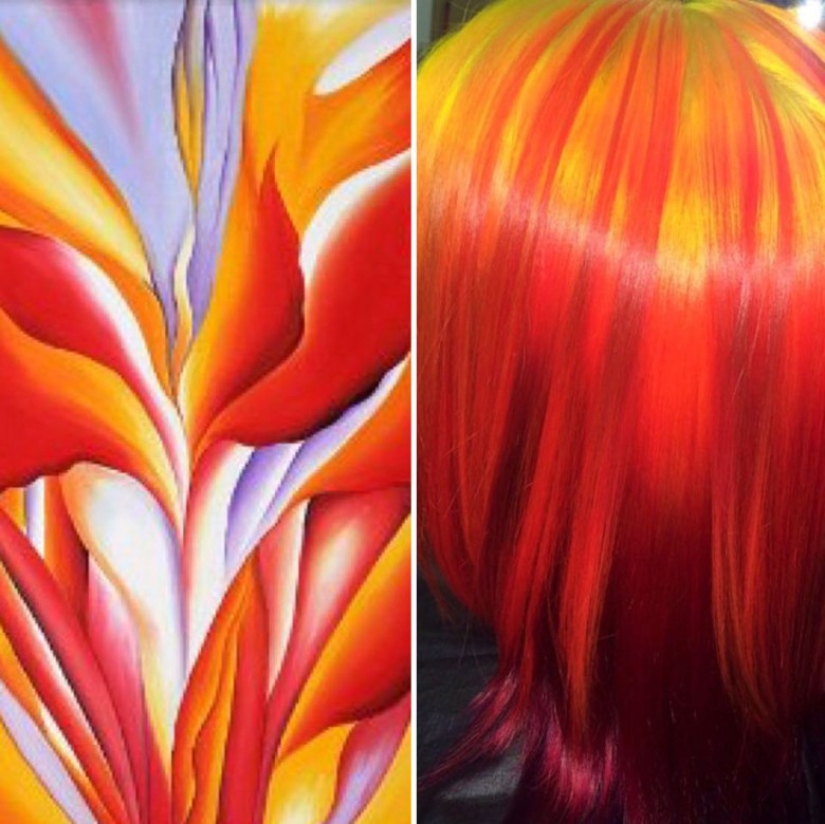 Stylist turns hairstyles into classic pieces of art