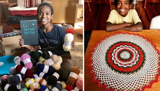 Success story: thousands of people watch an orphan from Ethiopia knitting Success story: thousands of people watch an orphan from Ethiopia knitting