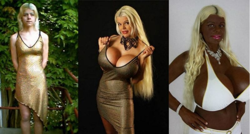 Sun-struck: a blonde model from Germany has become dark-skinned and wants to move to Africa