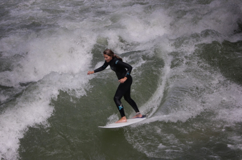 Surf en la jungla de cemento de Múnich