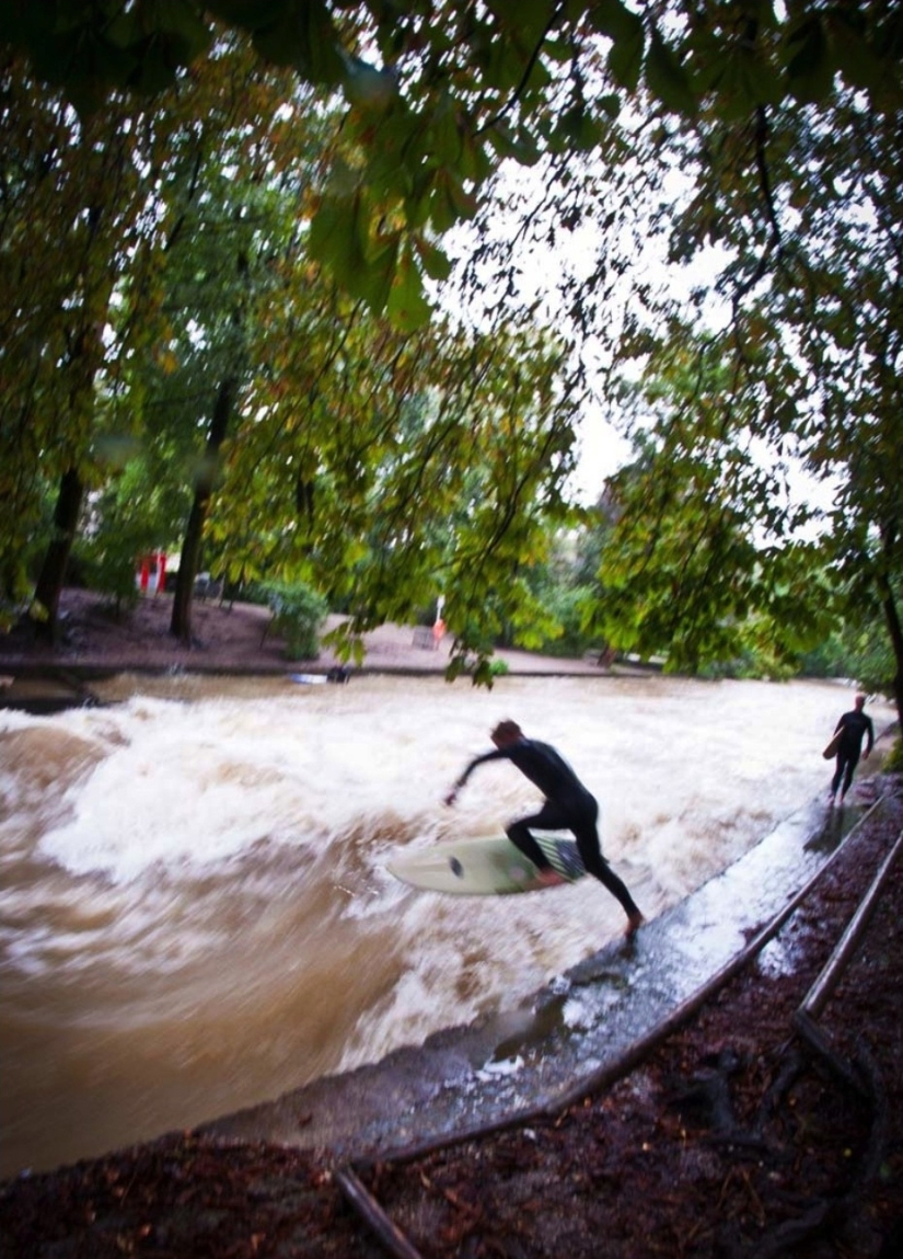 Surf en la jungla de cemento de Múnich