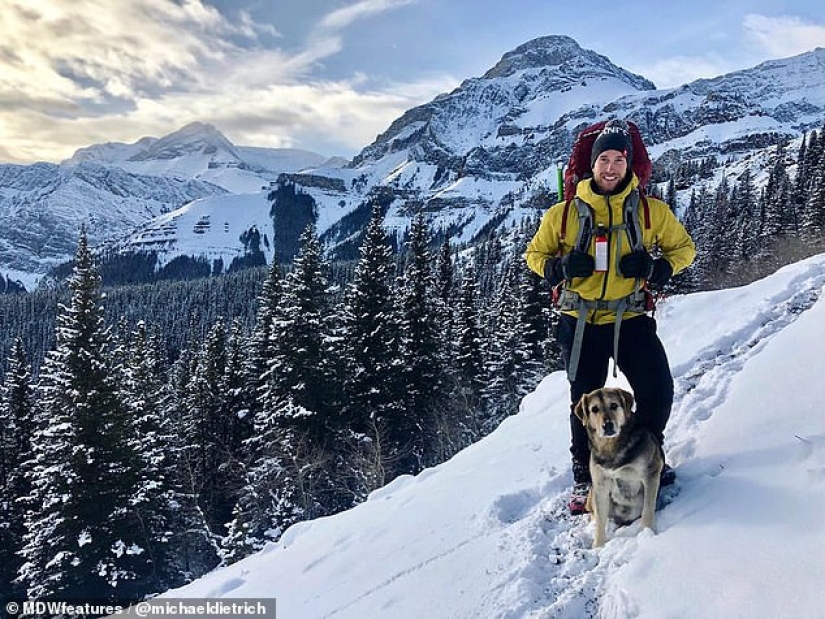 Take a friend to the mountains, take a chance: an avid traveler and his faithful dog in search of adventure