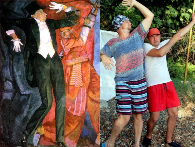 "Take a picture like Rembrandt": a public with successful parodies of famous paintings "Take a picture like Rembrandt": a public with successful parodies of famous paintings