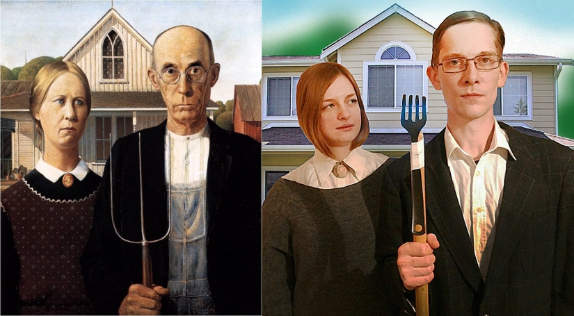 "Take a picture like Rembrandt": a public with successful parodies of famous paintings "Take a picture like Rembrandt": a public with successful parodies of famous paintings