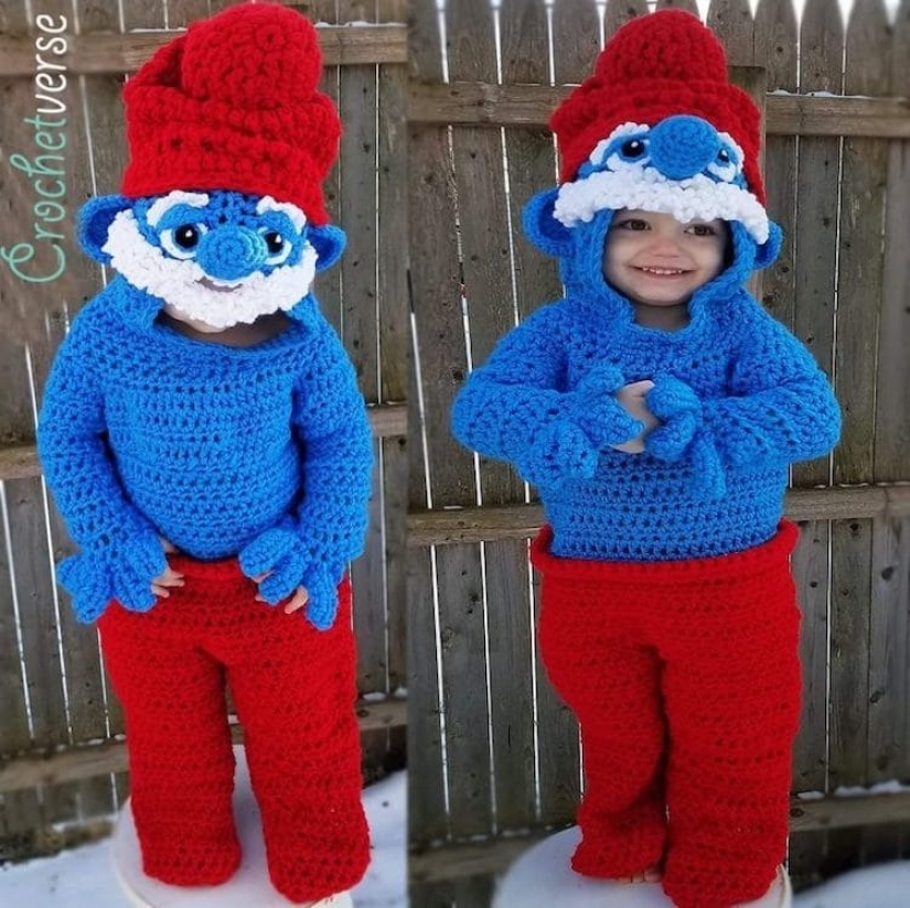 Talent on the hook: Mother knits amazing Halloween outfits for children