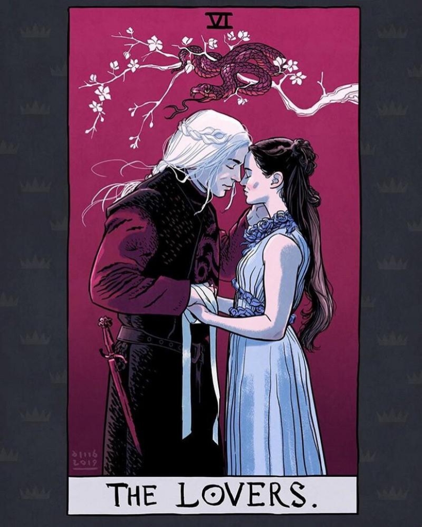 Tarot cards based on "Game of Thrones" Tarot cards based on "Game of Thrones"