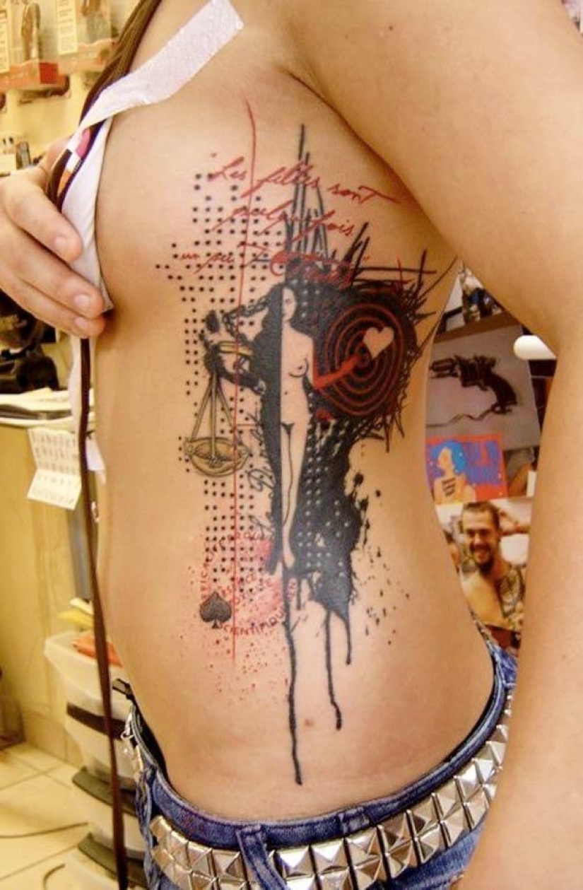 Tatuajes de obras maestras de un tatuador francés