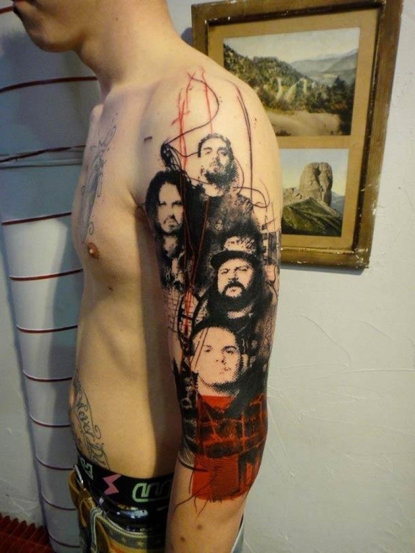Tatuajes de obras maestras de un tatuador francés