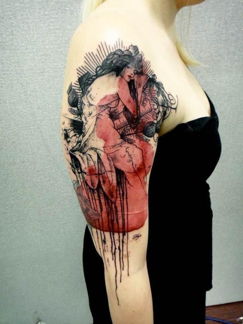 Tatuajes de obras maestras de un tatuador francés