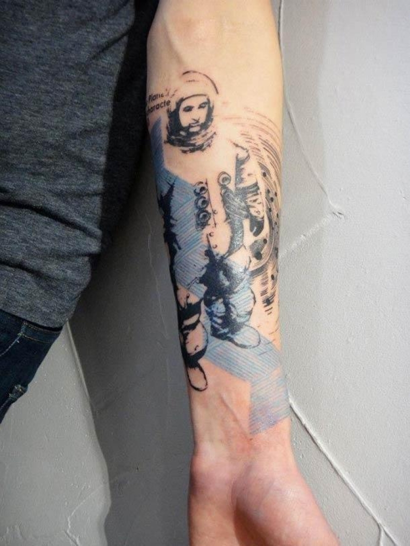 Tatuajes de obras maestras de un tatuador francés