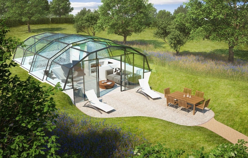 ¿Te gustaría vivir en una casa de cristal?