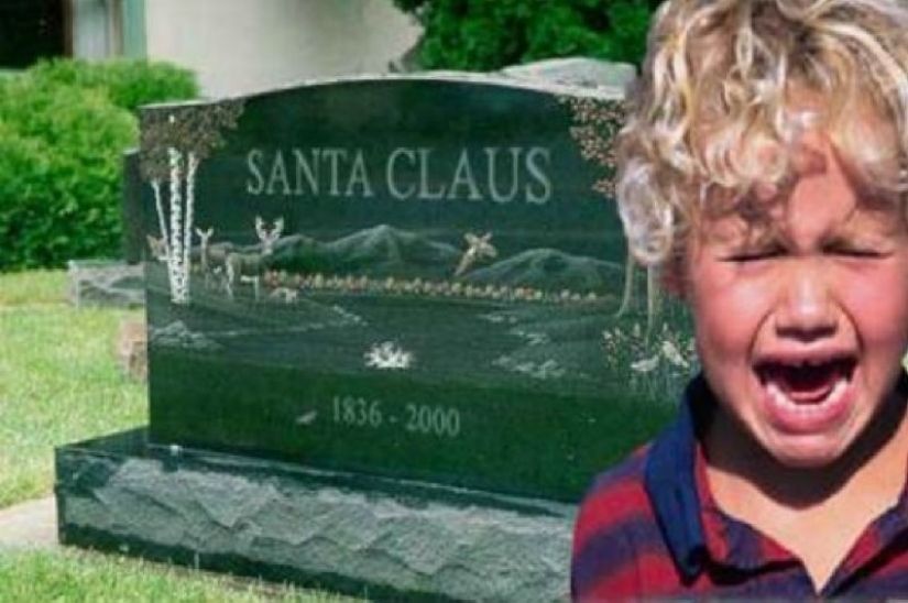 Tenemos dos noticias: la buena noticia es que Papá Noel existe, la mala es que murió