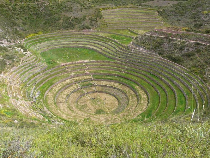 Terrazas agrícolas místicas de la Moray Inca Terrazas agrícolas místicas de la Moray Inca