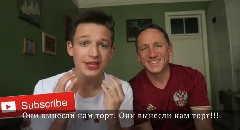 Terribly cute and extremely honest: a father and son from England debunked the main myths about Russia