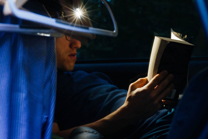 The 22-year-old intern lived in a car for 40 days and managed to go to work in a suit