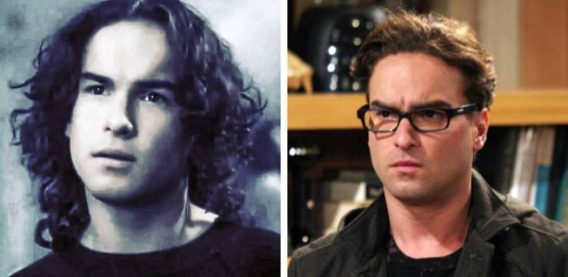 The actors of the "Big Bang Theory" before they became famous