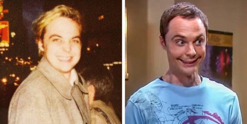 The actors of the "Big Bang Theory" before they became famous
