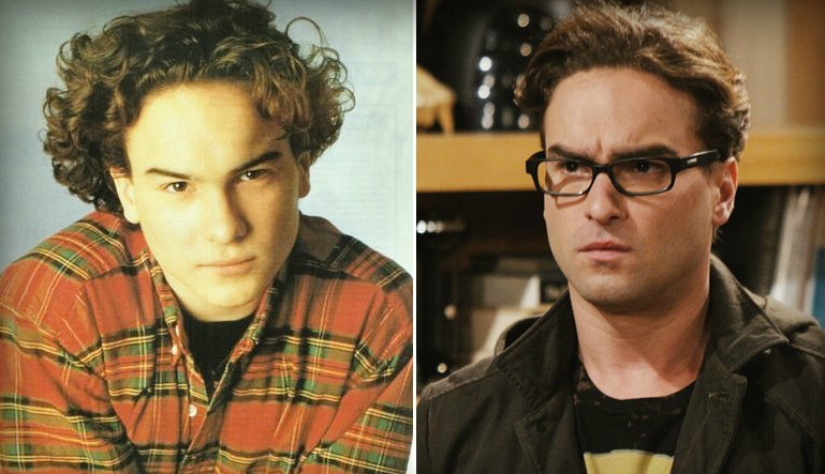 The actors of the "Big Bang Theory" before they became famous