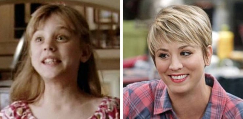 The actors of the "Big Bang Theory" before they became famous