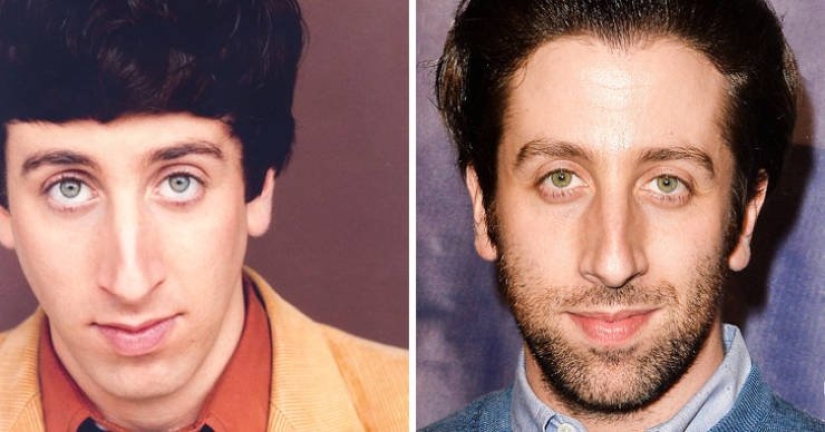 The actors of the "Big Bang Theory" before they became famous