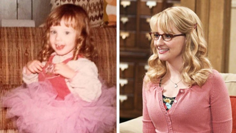 The actors of the "Big Bang Theory" before they became famous