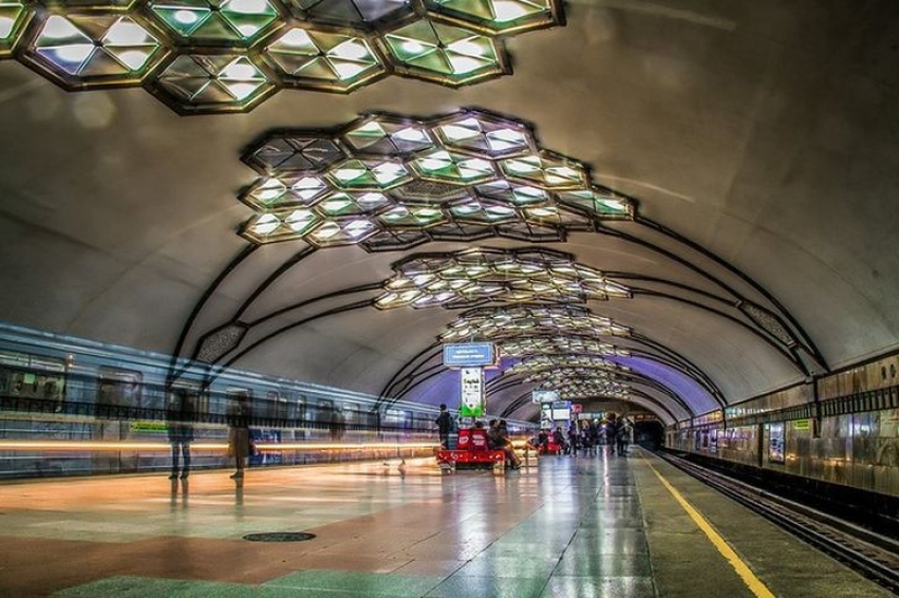 The beauty of the Tashkent metro