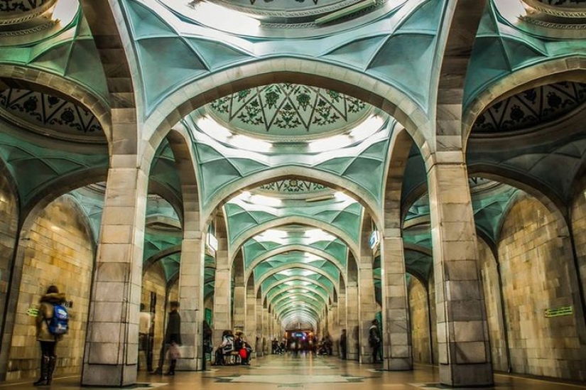 The beauty of the Tashkent metro