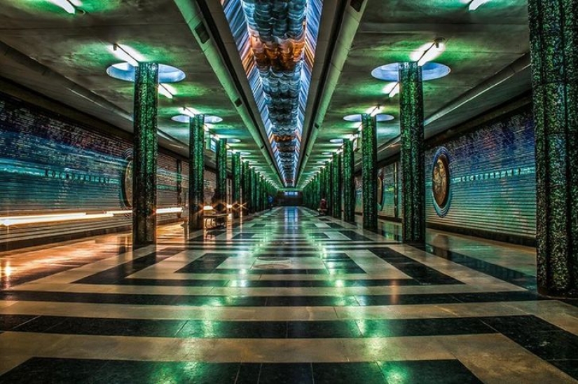 The beauty of the Tashkent metro