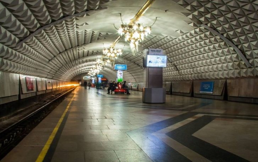 The beauty of the Tashkent metro