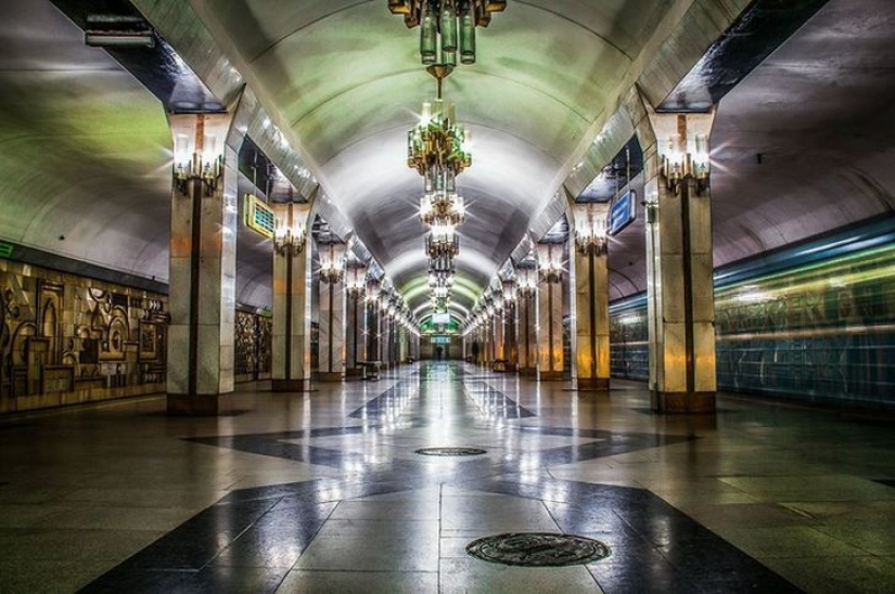 The beauty of the Tashkent metro