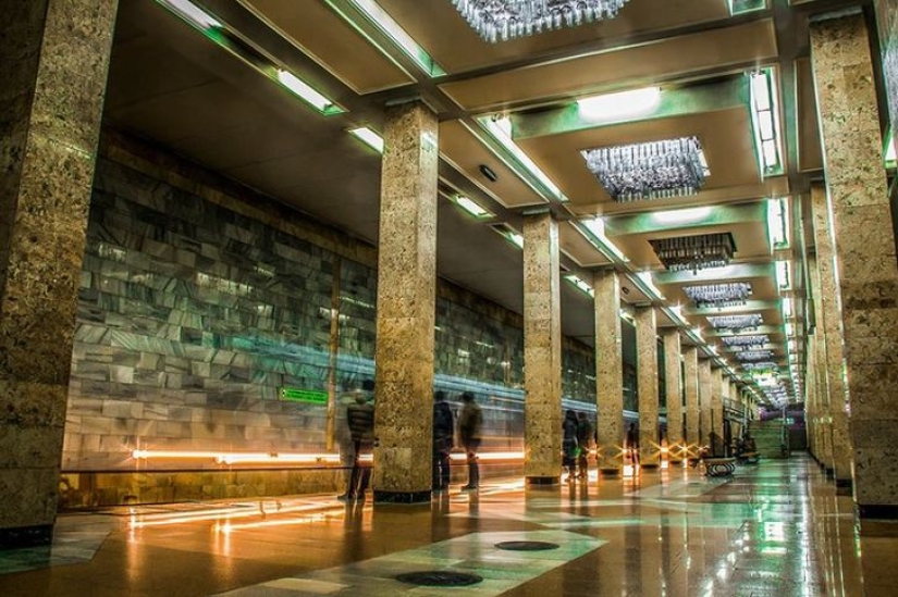 The beauty of the Tashkent metro