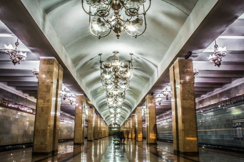 The beauty of the Tashkent metro